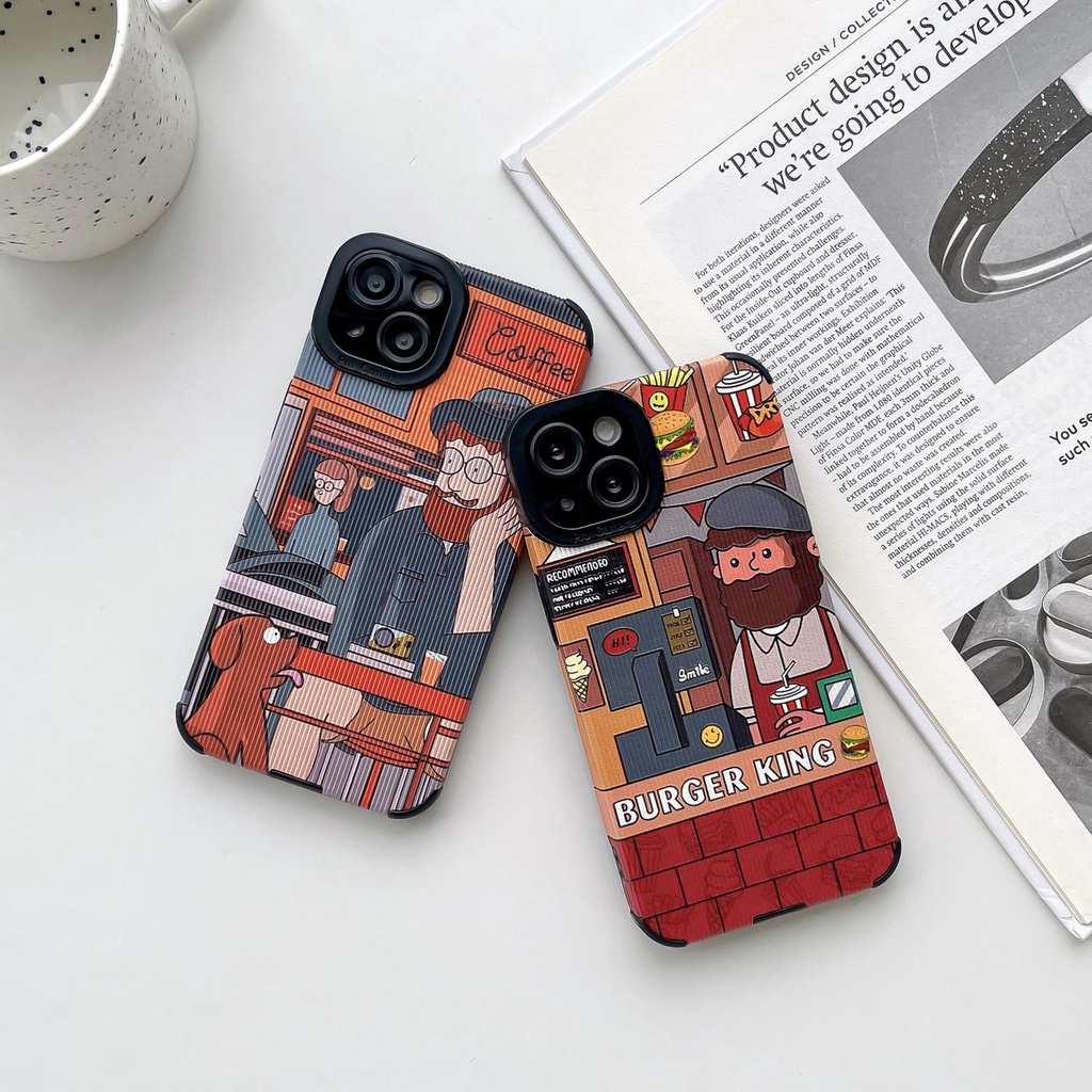 Ốp Điện Thoại Silicon TPU Mềm Chống Rơi Họa Tiết Hoạt Hình Cho iPhone 14 13 12 11 PRO XS XR Max 7 8 Plus