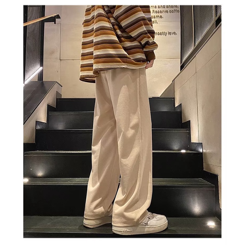 Quần ống rộng In Chữ Thời Trang Mùa Hè Dành Cho Nam