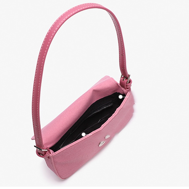 Túi Đeo Vai Màu Hồng Mờ Thời Trang Cho Nữ