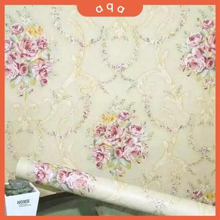 Decal giấy dán tường hoa chùm tím-aqa