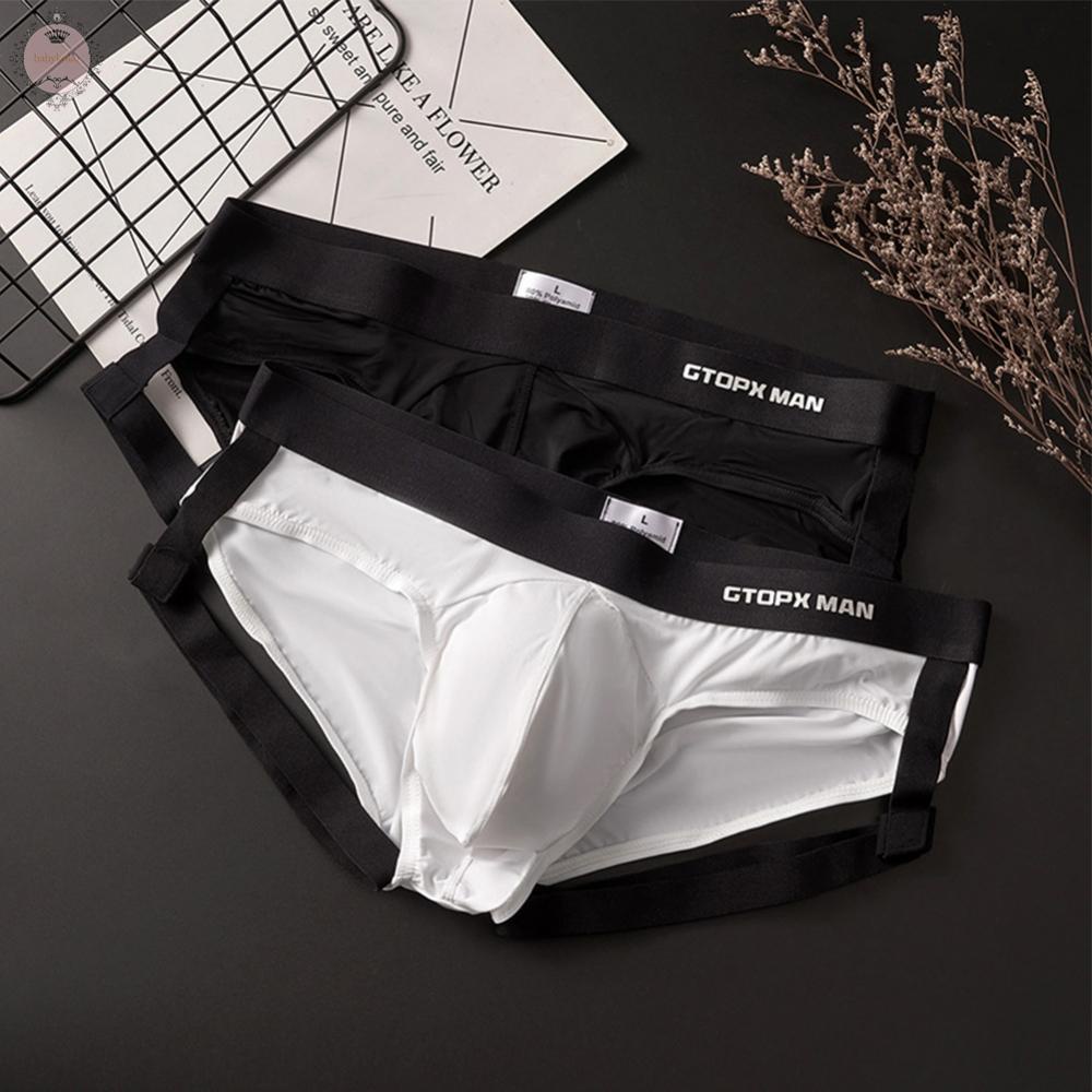 Men\s Jockstrap Breathable Underwear Backless Jockstrap Briefs Underpants Thong Underwear