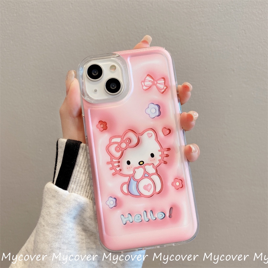 Ốp Điện Thoại Mềm Chống Sốc In Hình Mèo 3D Cho iPhone 14 13 12 11 Pro Max SE2020 X Xr Xs Max 8 7 Plus