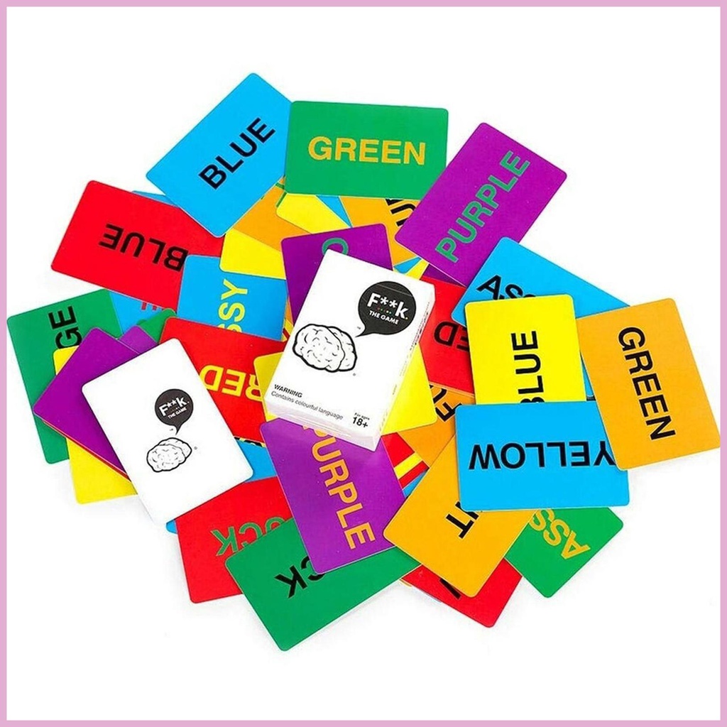 Bộ Thẻ Bài Trò Chơi Vị Trí Làm Hoặc Uống Nước Phiên Bản Tiếng Anh Dành Cho Người Lớn