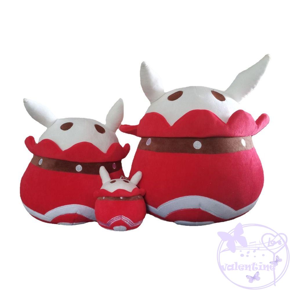 Aventine Genshin Va Chạm Klee Nhồi Bông Treo Túi Xách / Móc Khóa Trang Trí Xe Hơi Hình Búp Bê Hoạt Hình Klee Bomb