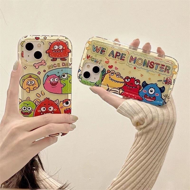 Ốp Điện Thoại TPU Dẻo Họa Tiết Hoạt Hình Dễ Thương Chống Sốc Cho IPhone 14 13 11 12 Pro XS Max X XR 7 + 8 Plus