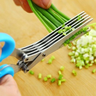 [ Free Ship ] Kéo cắt hành 5 lưỡi đa năng