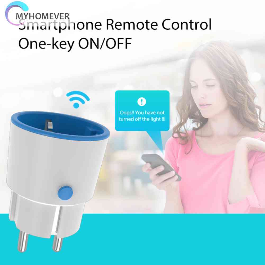 Ổ CắM ĐiệN Thông Minh EU 16A Cho Alexa Google Home