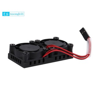 Dual Fan with Heat Sink,Ultimate Double Cooling Fans Cooler for Raspberry Pi 4B/3B+