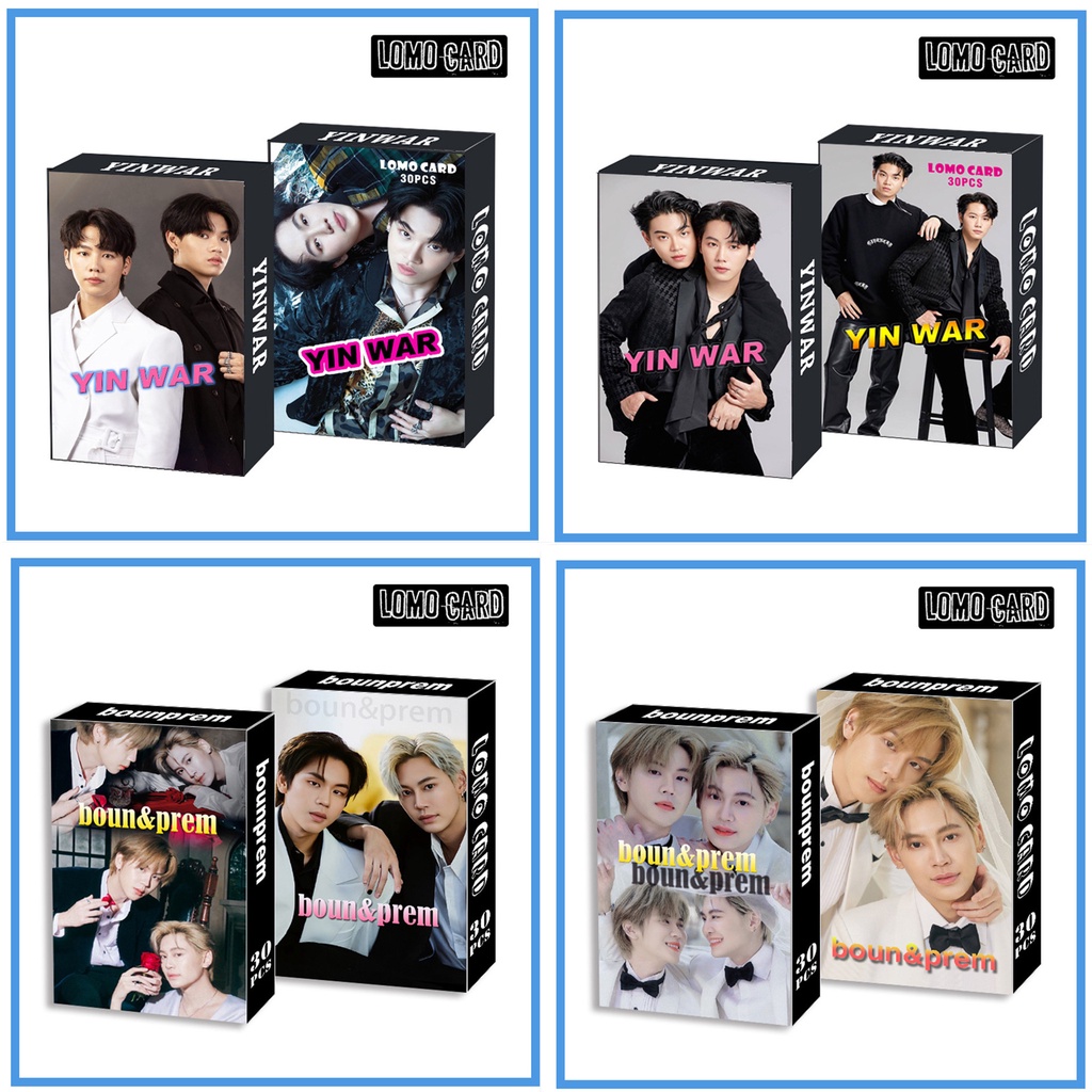Hộp 30 Tấm Ảnh Lomo Card Jin WAR Zeenew Ohm Nanon Burun prem Kinporsche