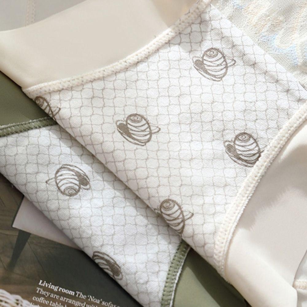 Quần Lót Cotton Phối Ren Phong Cách Hàn Quốc Cho Nữ