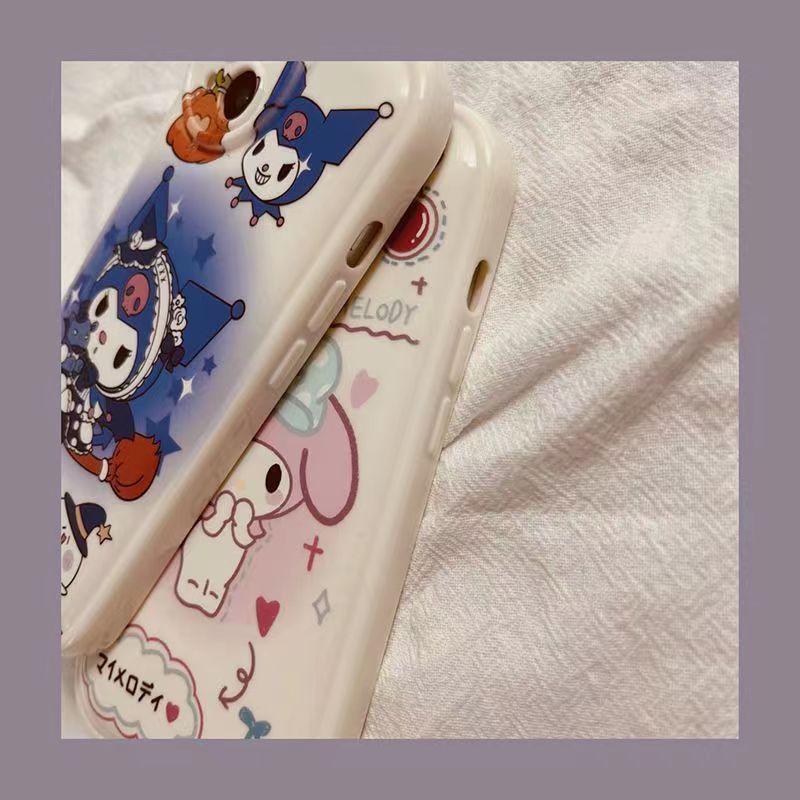 ✅Ốp Điện Thoại Mềm Chống Sốc In Hình Kuromi Dễ Thương Cho iPhone 14 / 13 Xr xsmax 7p / se