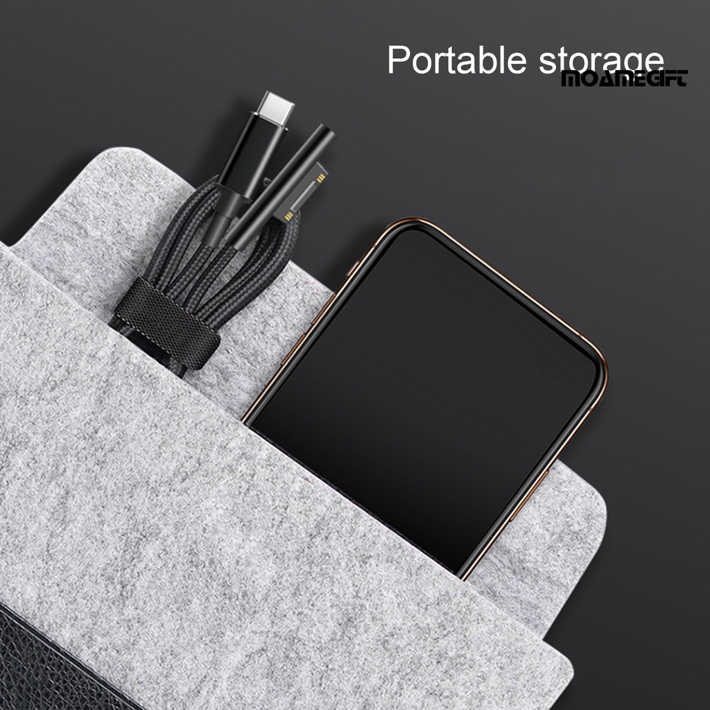 Dây Cáp Sạc Nhanh PD Loại C 65W 15V 4A Cho Laptop Microsoft Surface Pro 3 / 4 / 5 / 6 / Go / Book 1 / Book 2