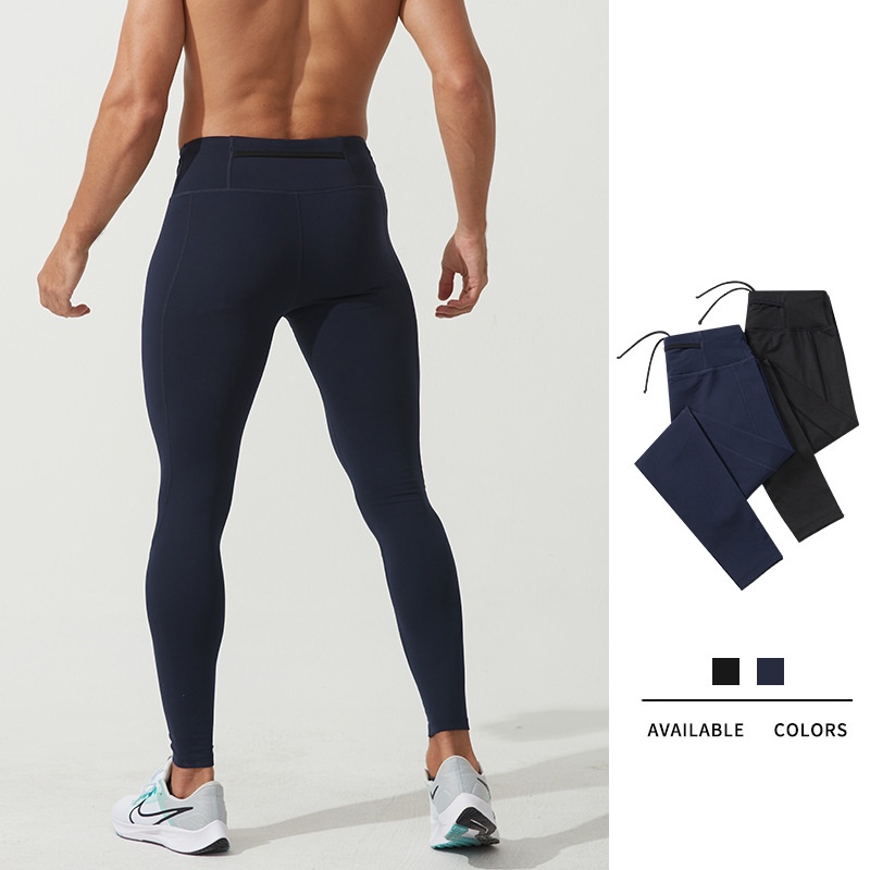Quần Legging Thể Thao Màu Sắc Đơn Giản Mau Khô Cho Nam