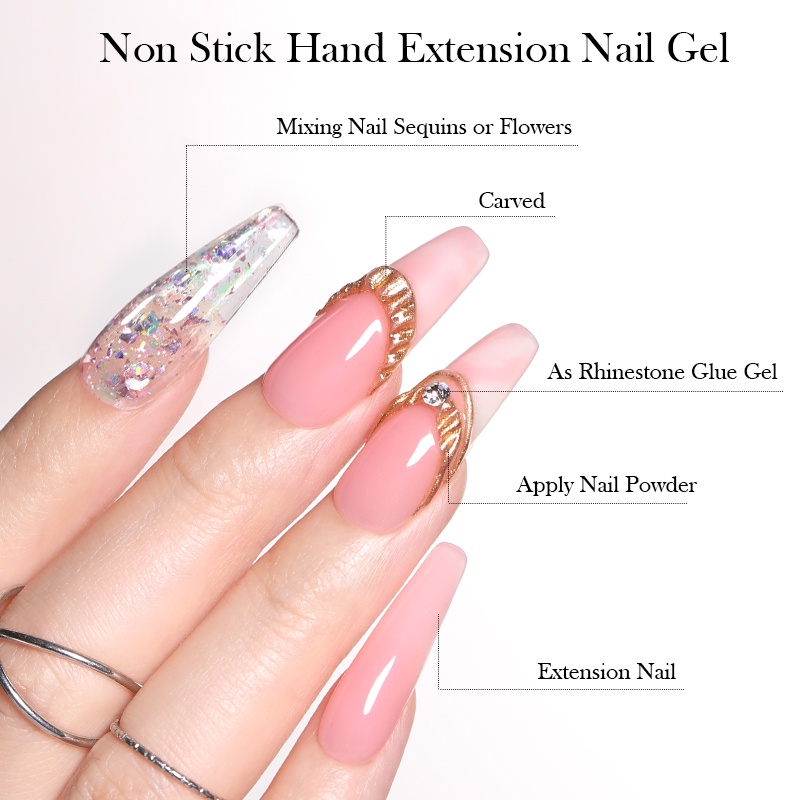 Gel Nối Dài Móng Tay Không Dính 225g BORN PRETTY
