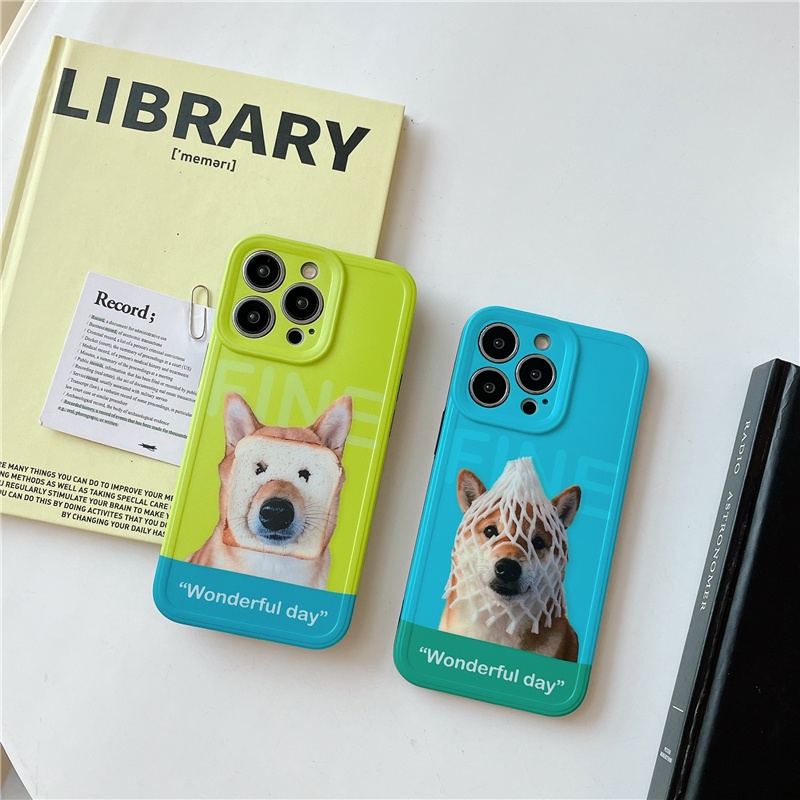 Hoạt Hình Ốp Điện Thoại Mềm Hình Cún Dễ Thương Cho iphone15 15pro 15promax 14promax 14 14pro 13 13pro 13promax 12 12pro 12promax 11