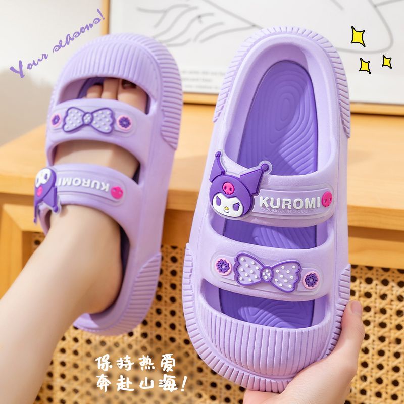 Dép Đi Trong Nhà Đế Mềm Họa Tiết Hoạt Hình Dễ Thương Cho Nữ