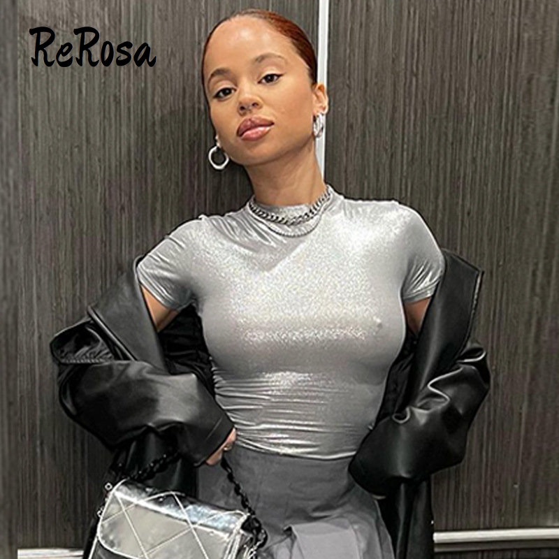 Áo Thun Tay Ngắn Cổ Tròn Màu Trơn Thời Trang 2023 Cho Nữ