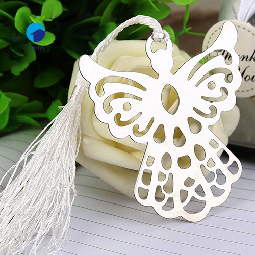 Túi Đựng Đồ Dùng Cao Cấp Tiện Dụng| Thẻ Đánh Dấu Trang Sách Thiên Thần Rỗng Phối Tua Rua Làm Quà Tặng Giáng Sinh