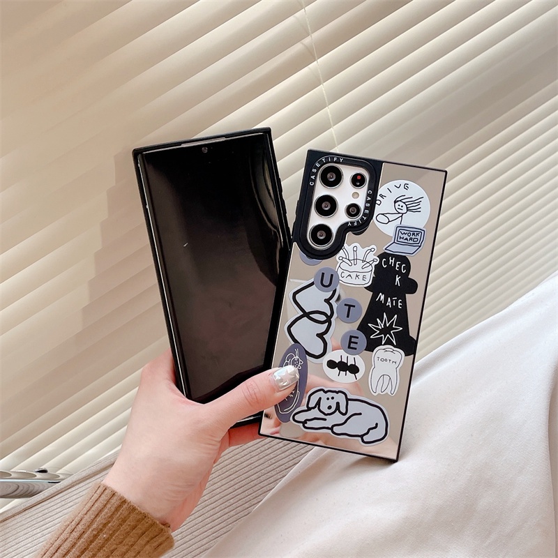 Ốp Điện Thoại TPU Silicon Chống Sốc Tráng Gương Hình Bướm / Vua Cho Samsung Galaxy S23 Plus S22 S23 Ultra