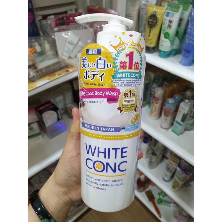 Sữa tắm trắng White Conc của nhật 600ml