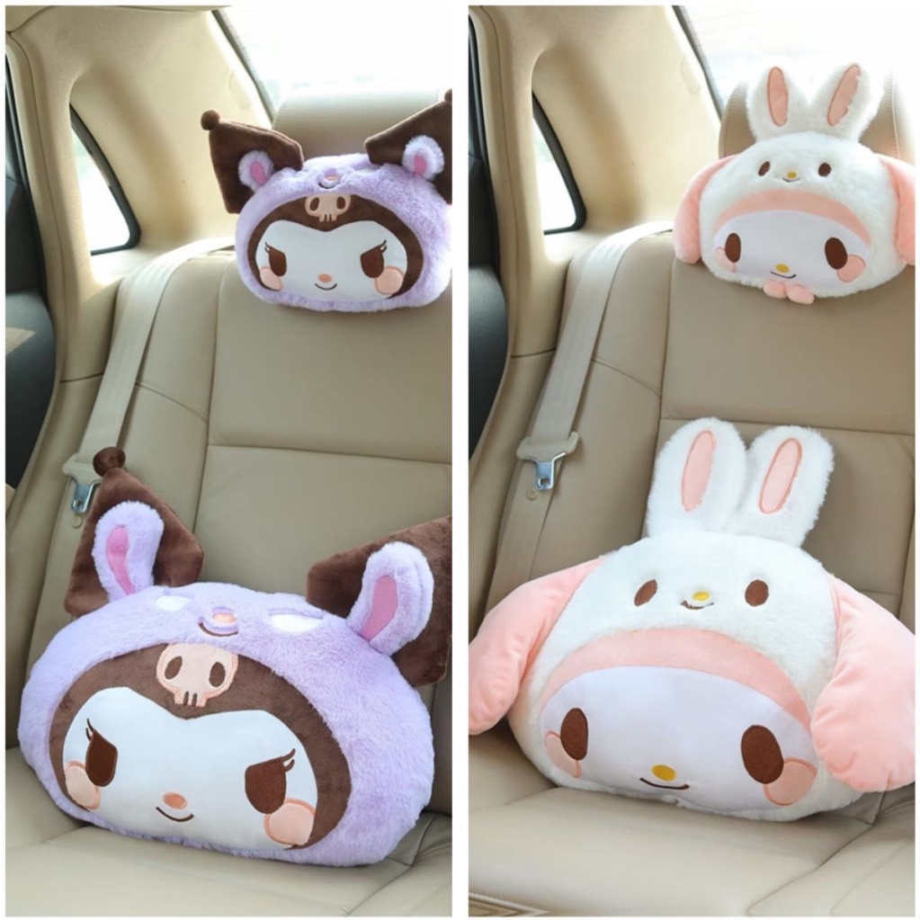 Kuromi Melody Cinnamon tựa cổ đệm ngồi cho ô tô