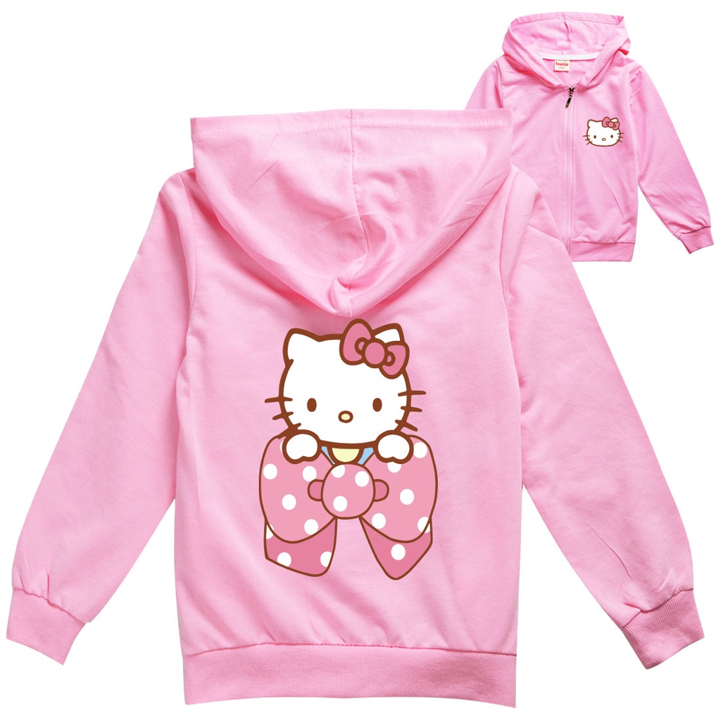 Hoạt Hình Áo Khoác hello kitty Cho Bé Gái