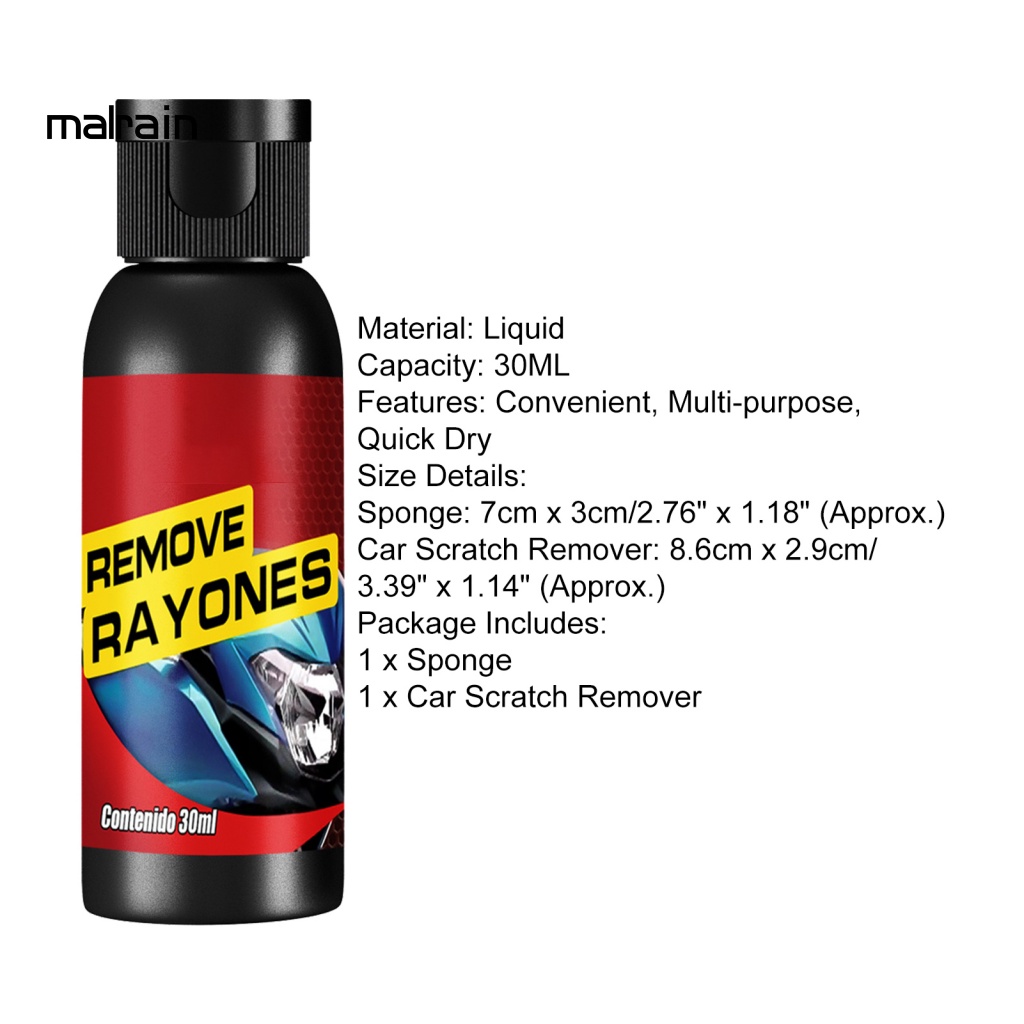 1 Bộ Kem Xóa Vết Trầy Xước Chống Thấm Nước Cho Xe Hơi