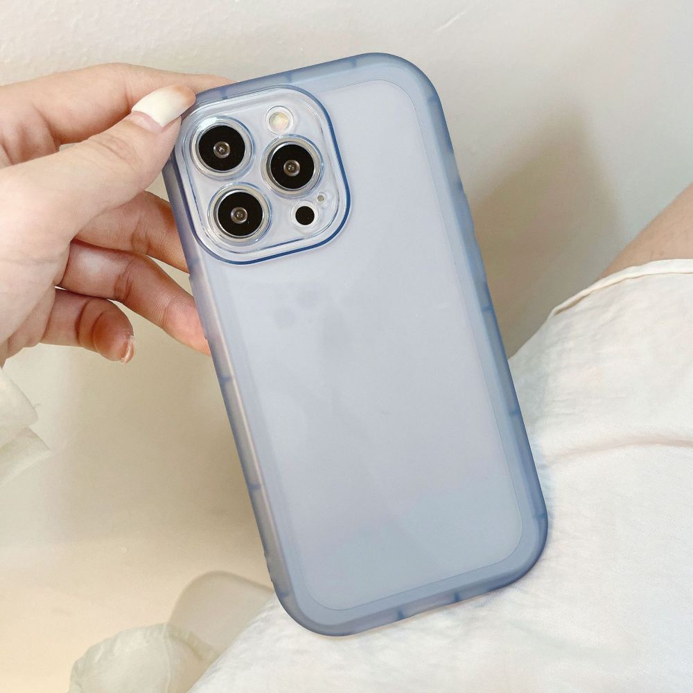 Ốp Điện Thoại TPU Mềm Trong Suốt Chống Bám Vân Tay Đơn Giản Cho IPhone 14 13 12 11 Pro Max X XR 7 8 plus