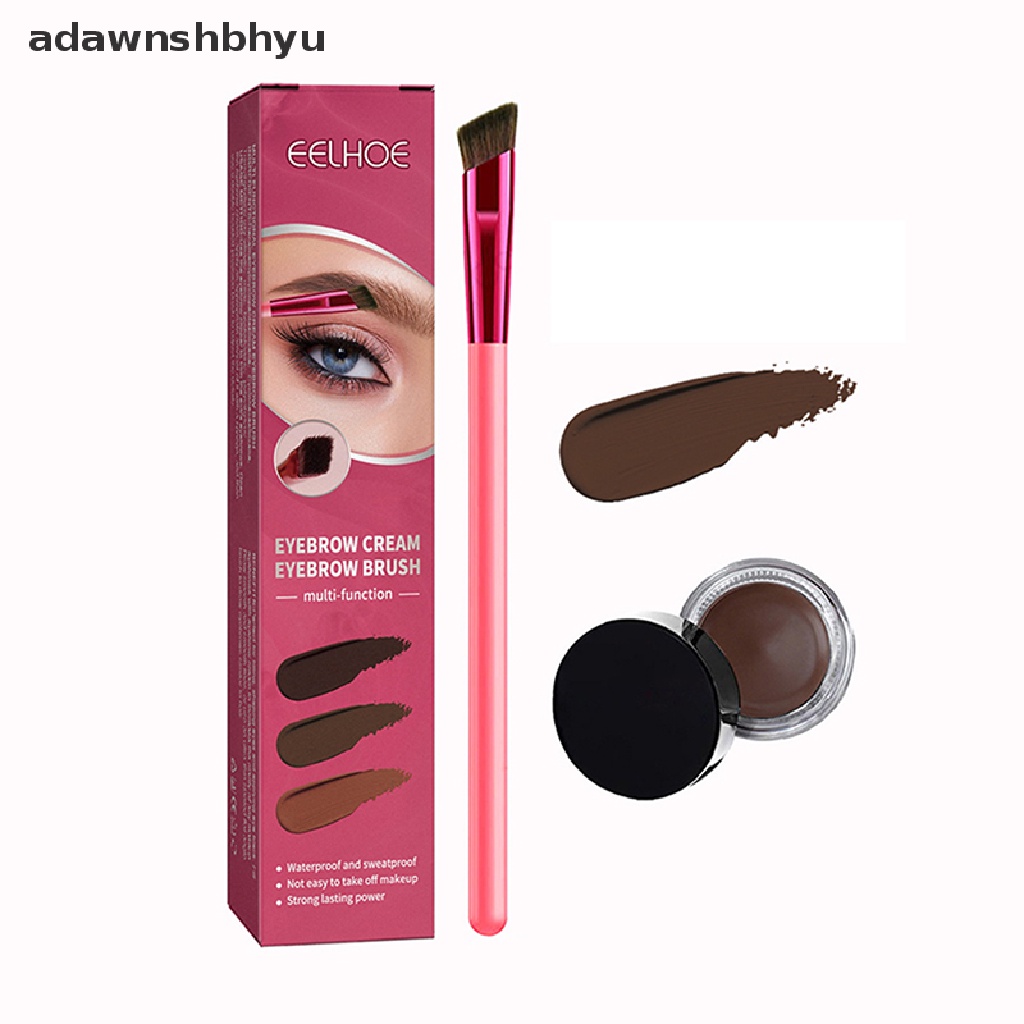 Kem Nhuộm Lông Mày Chống Thấm Nước Lâu Trôi Kèm Cọ Thương Hiệu adawnshbhyu