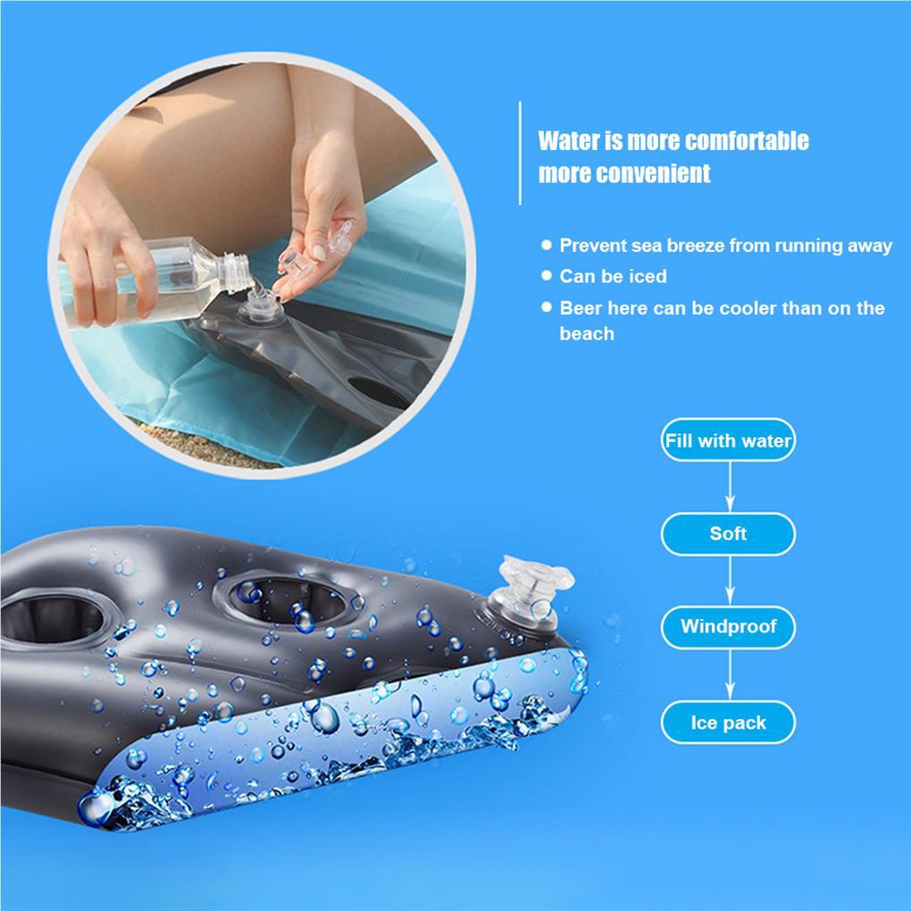 (runbu) Gối Che Nắng Mini Dùng Khi Đi Biển Ngoài Trời