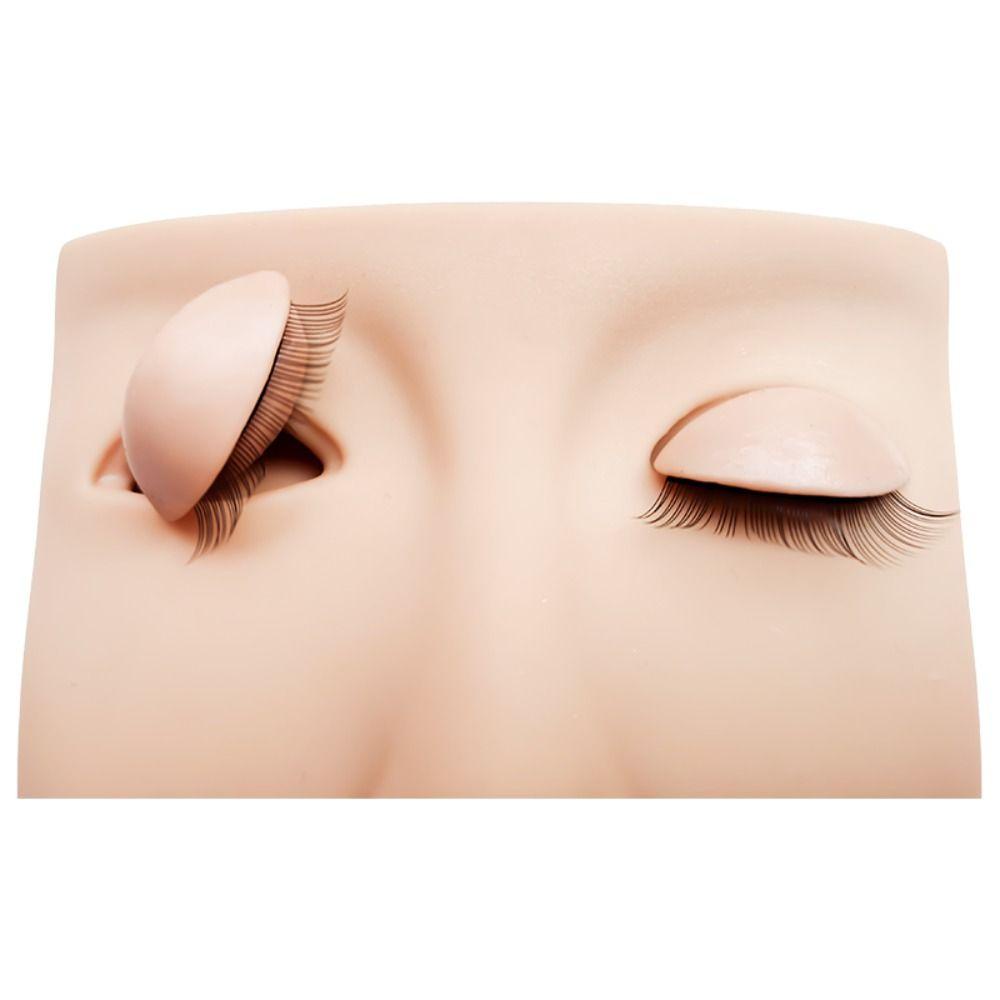 NORMAN Đầu Ma Nơ Canh 2 Cốc Tự Nhiên Luyện Tập Ghép Lông Mi Giả