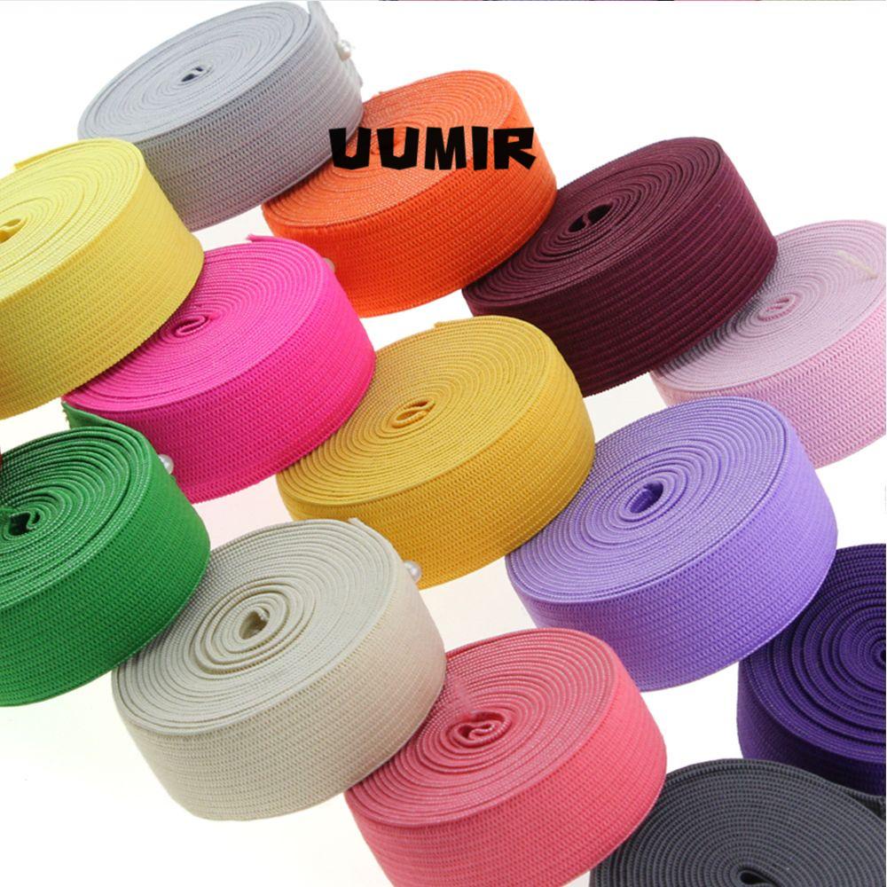 UUMIR Cuộn dây thun co giãn nhiều màu tùy chọn may quần áo DIY 2m