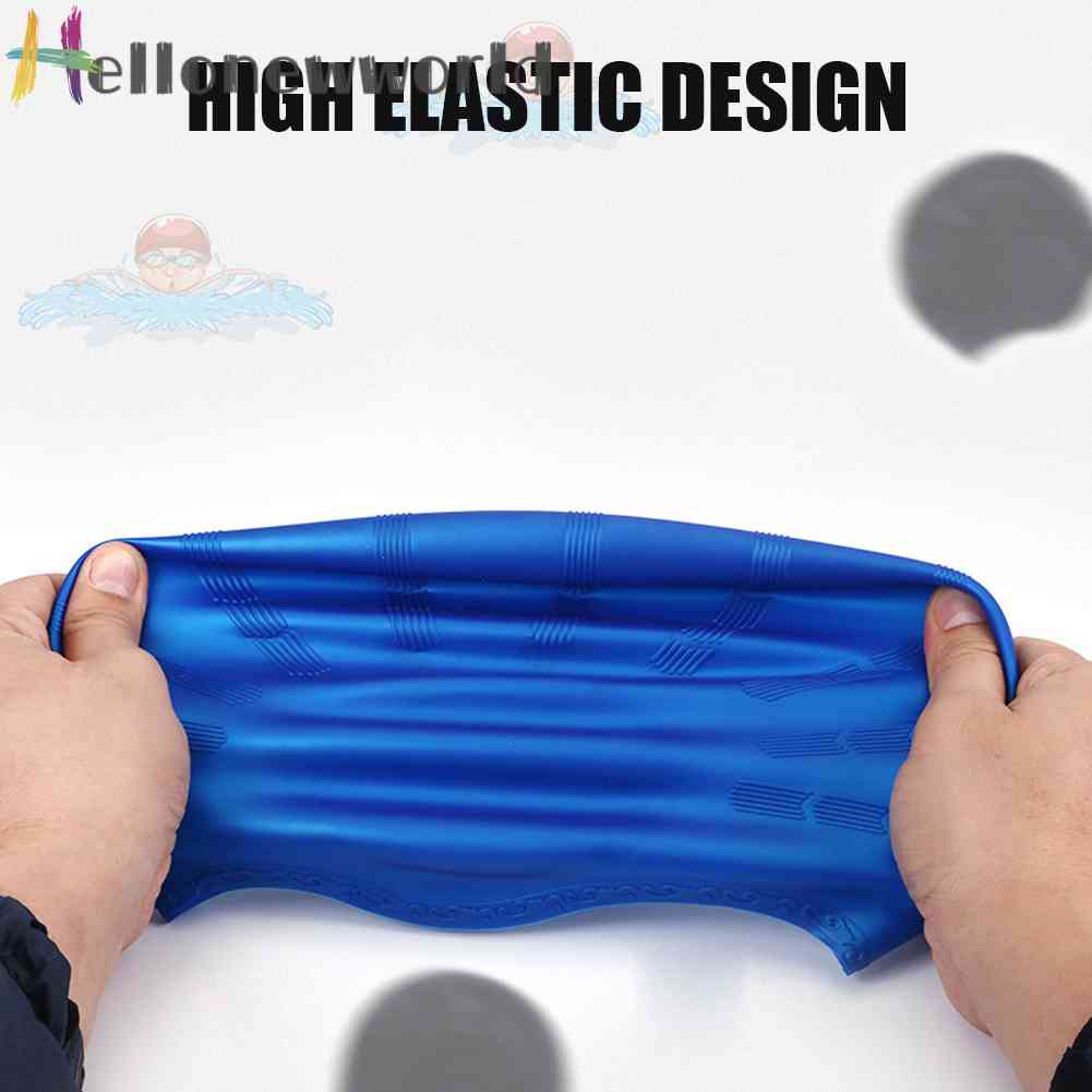 Mũ Bơi Silicone Bảo Vệ Tai Chống Thấm Nước Cho Nam Và Nữ