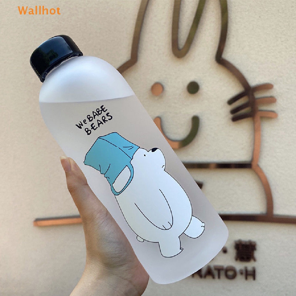 Bình Lắc Protein 1000ml Trong Suốt Chống Rò Rỉ Hình Gấu Trúc Dễ Thương