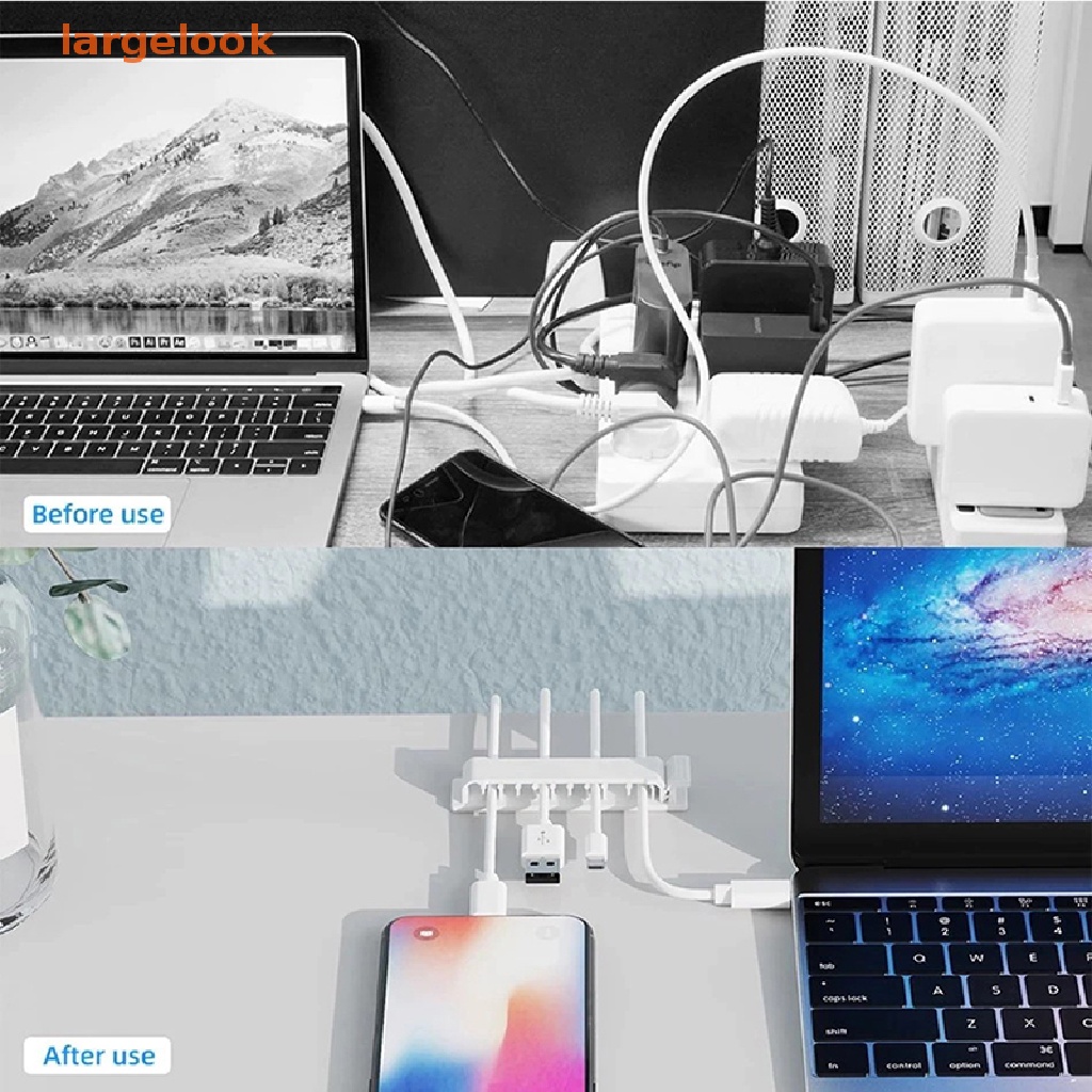 Giá Đỡ Cố Định Dây Cáp USB Linh Hoạt Tiện Dụng