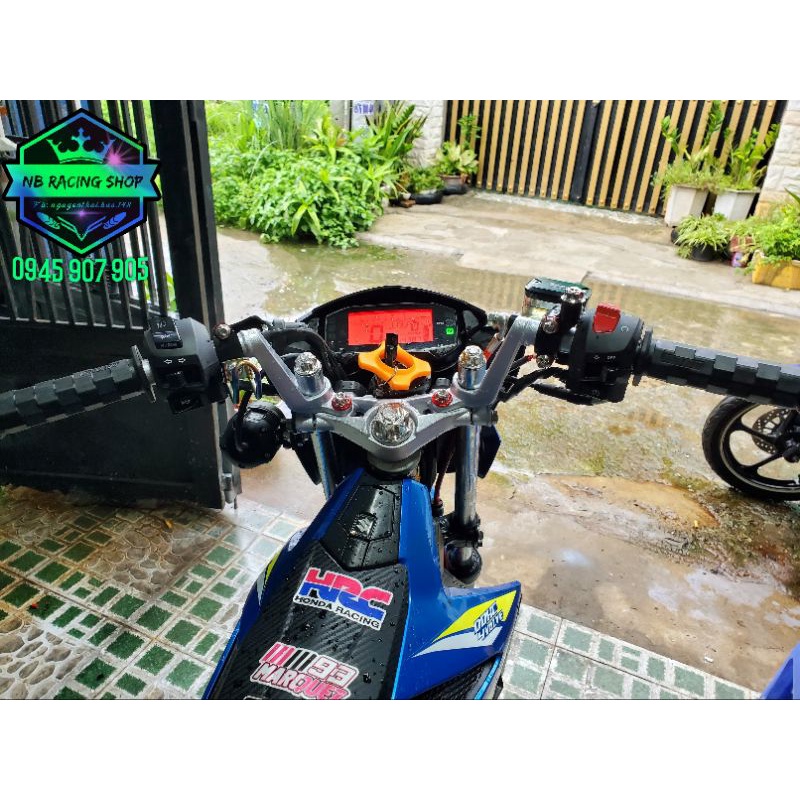 Cùm Ex150 Exciter 150 Mod Cho Satria Raider Sonic Có Giắc Cắm Trợ sáng Tắt Máy Tắt Đèn Passing.NB Racing Shop