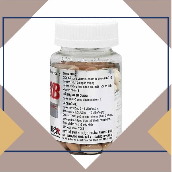 Viên Uống Vitamin 3B Phong Phú  Bổ Sung Vitamin Nhóm B