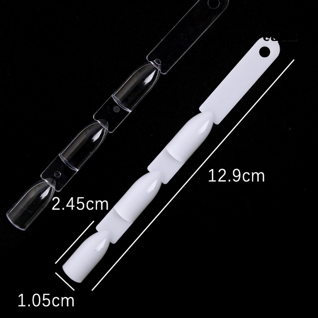 Bộ 50 Bảng Trưng Bày Móng Tay Giả Trong Suốt Hình Quạt Dễ Sử Dụng Thân Thiện Với Môi Trường