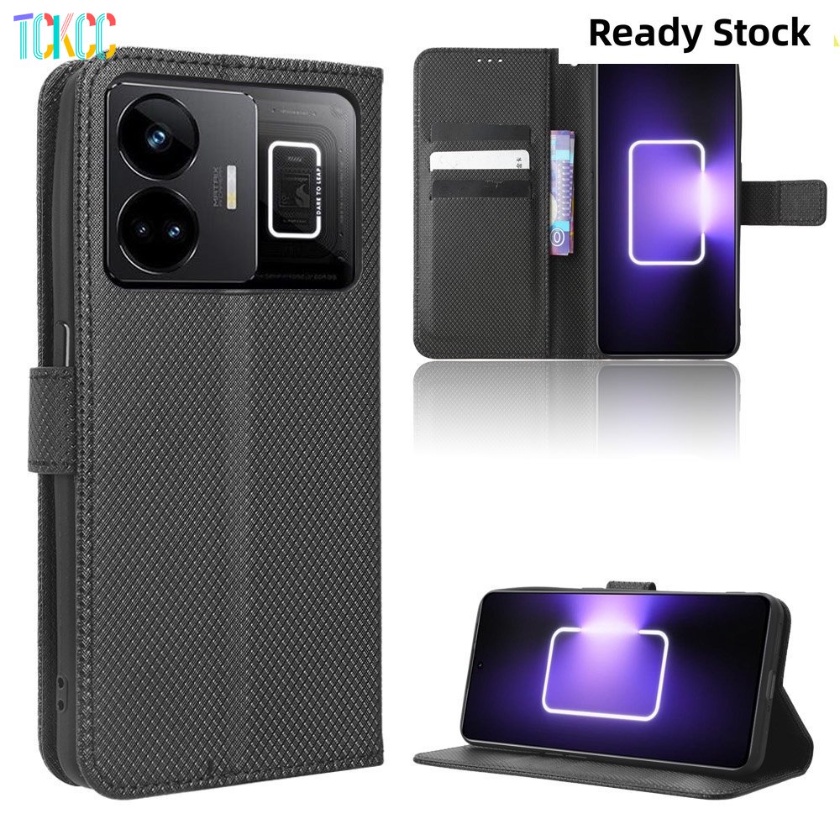 Ốp Điện Thoại Da Nhám Dạng Ví Thời Trang Cho Realme GT Neo5 GTNeo3 GTNeo2 GTNeo GTMaster Gtexplormas