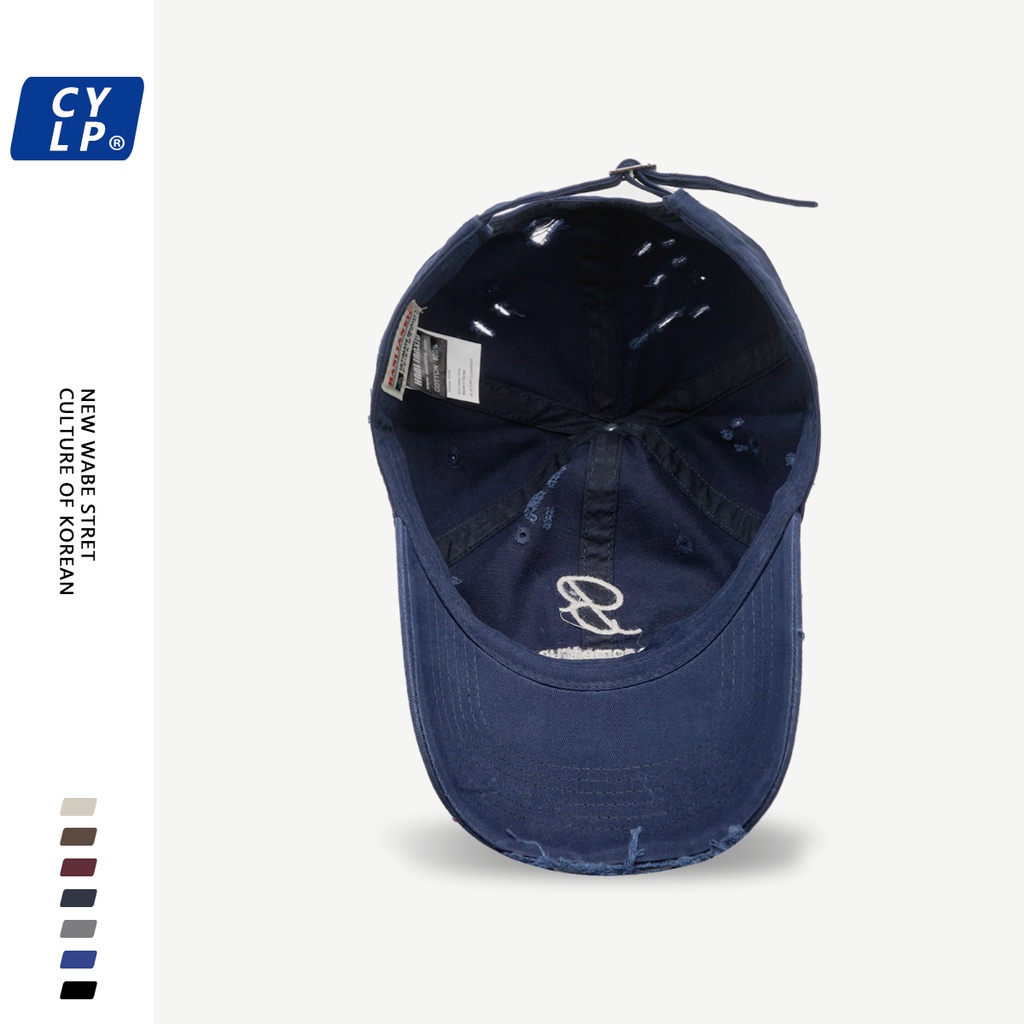 Mũ Lưỡi Trai Thêu Chữ Phong Cách Hip Hop Đường Phố Hàn Quốc Thời Trang Xuân Hè Cho Cặp Đôi