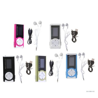 Máy Nghe Nhạc MP3 Mini Màn Hình LCD 32GB TF Có Kẹp Gắn Thẻ Nhớ Tiện Dụng 