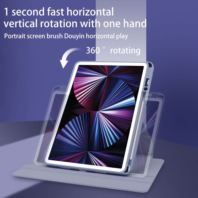 Ốp Máy Tính Bảng Bằng Acrylic Có Thể Xoay 360 Độ Cho Xiaomi Pad 5 Pro 11 inch 2021 MI Pad5 / 5Pro Redmi Pad 10.61 2022