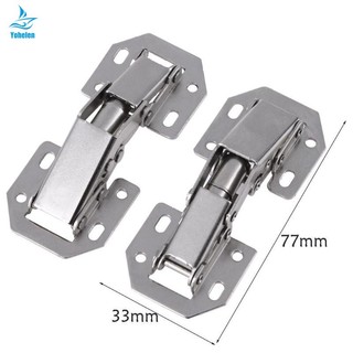 Set 10 bản lề cửa 3in dạng cầu lò xo không cần khoan lỗ cho nhà bếp