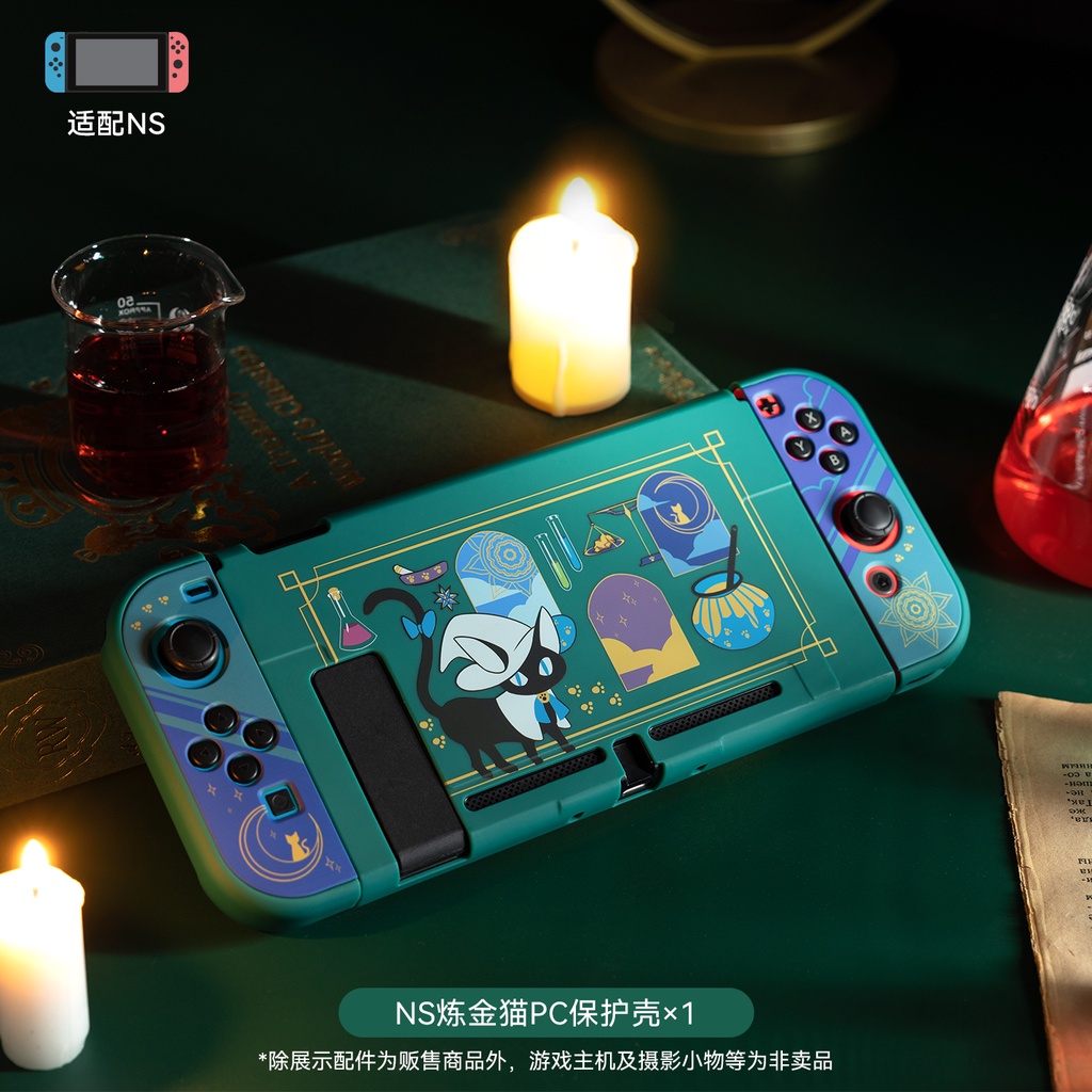 Ốp Cứng Bảo Vệ Máy Chơi Game Nintendo Switch Và Switch OLED In Hình Chú Mèo Dễ Thương