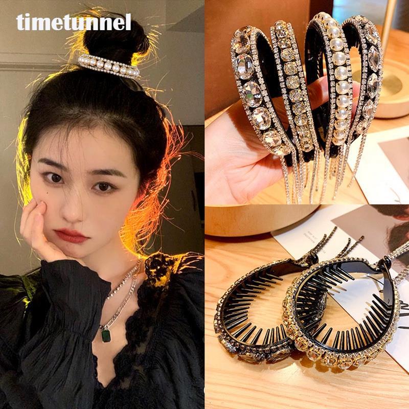 Kẹp Tóc Đính Ngọc Trai Thời Trang Cho Nữ timetunnel