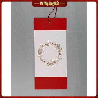 Thẻ giấy treo trang trí 10x24cm (10 tờ)