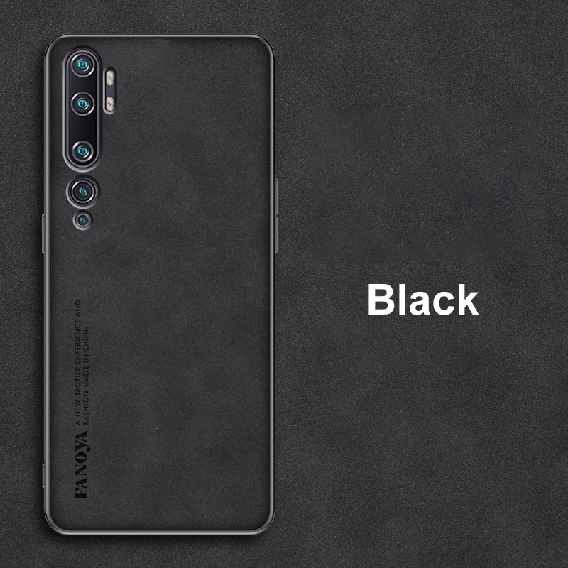 Ốp Điện Thoại Da PU Phối Silicon Nhám Sang Trọng Cho Xiaomi Mi Note 10 Pro 10Pro Xiaomi Mi CC9 Pro Coque