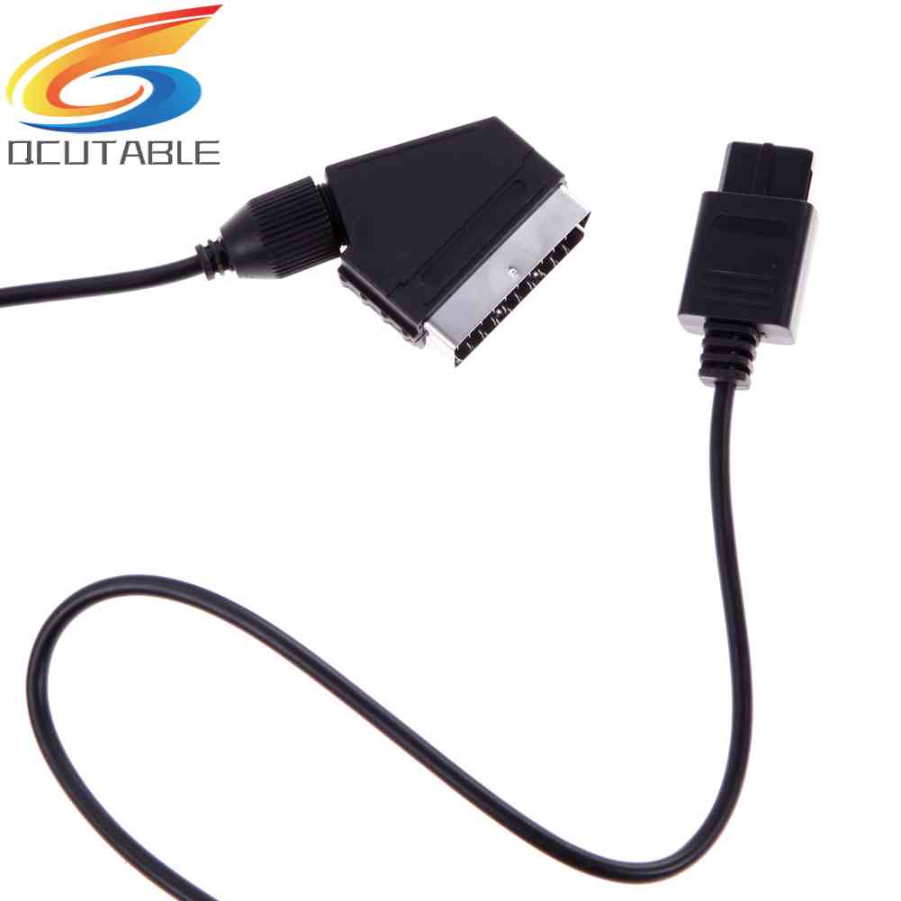 Dây Cáp A / V TV Video Scart RGB Thay Thế Cho Máy Chơi Game Nintendo SNES Gamecube Và N64
