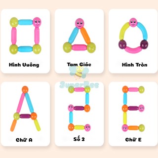 BỘ NAM CHÂM XẾP HÌNH CHO BÉ