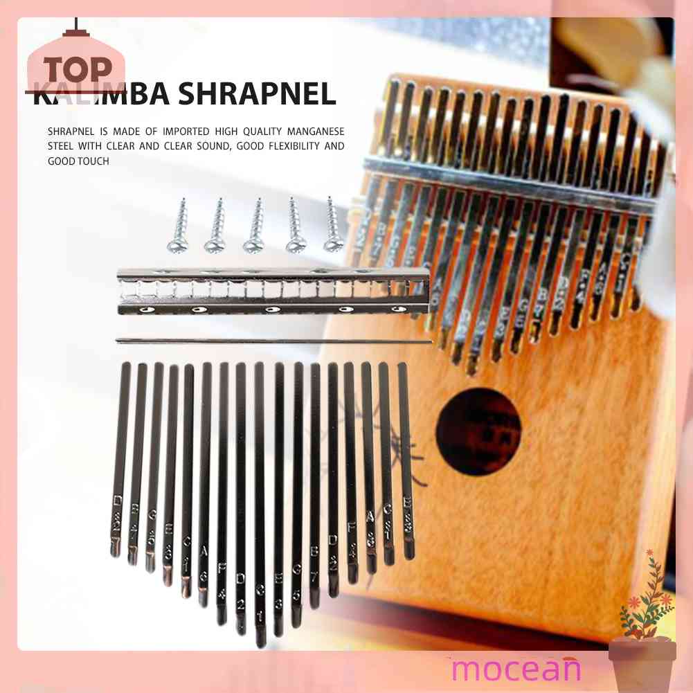 Mới Đàn Kalimba 17 Phím Kèm Ốc Vít Thay Thế DIY